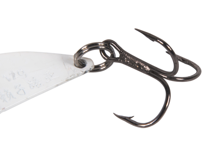 Metal Blade Hard Rattling Vibration Fishing Lures with Treble Hooks