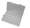 Jewelry Bead Screw Organizer 24 Compartments Clear Plastic Storage Box Container