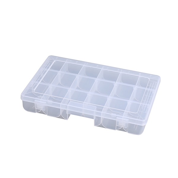 Jewelry Organizer Box Clear 40 Compartment Organizer Box