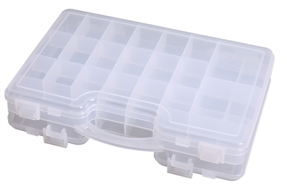 Storage Box Can Adjust Transparent Plastic Fishing Tackle Shell Process Storage Box