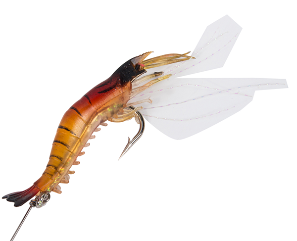 Shrimp Bait Soft Plastic Lures with Hooks Luminous Fishing Tackle