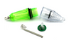 1PC Green&Transparent 12cm LED Flash Fishing Light Deep Drop LED Lamp